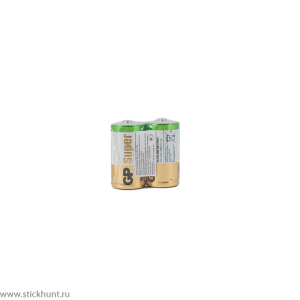 Батарейки алкалиновые GP Super Alkaline 14А типоразмера C - 2 шт. в пленке