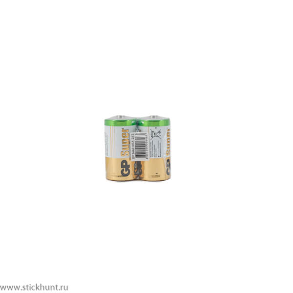 Батарейки алкалиновые GP Super Alkaline 14А типоразмера C - 2 шт. в пленке картинка
