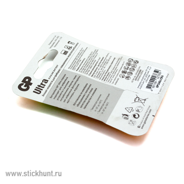 Батарейки алкалиновые GP Ultra Alkaline 24A 1.5V LR03 ААA - 4 шт в блистере