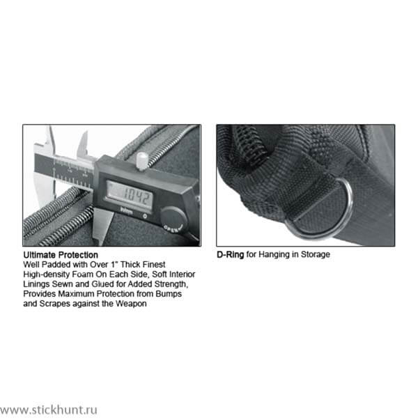 Чехол для оружия Leapers UTG DC Deluxe Tactical PVC-DC42B-A с оптическим прицелом до 105 см Черный Чехол для оружия Leapers UTG DC Deluxe Tactical PVC-DC42B-A с оптическим прицелом до 105 см Черный