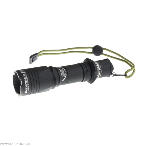 Фонарь светодиодный тактический Armytek Dobermann Свет - Зеленый | 240 lm 274 м