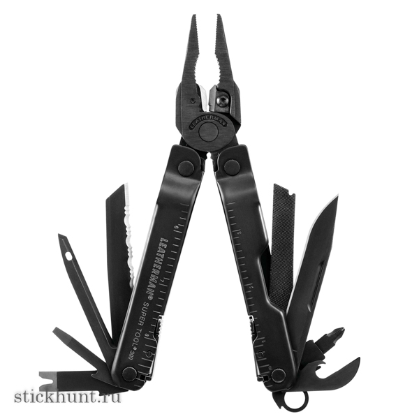 Мультитул Leatherman Super Tool 300 M (832758) 18 функций Черный