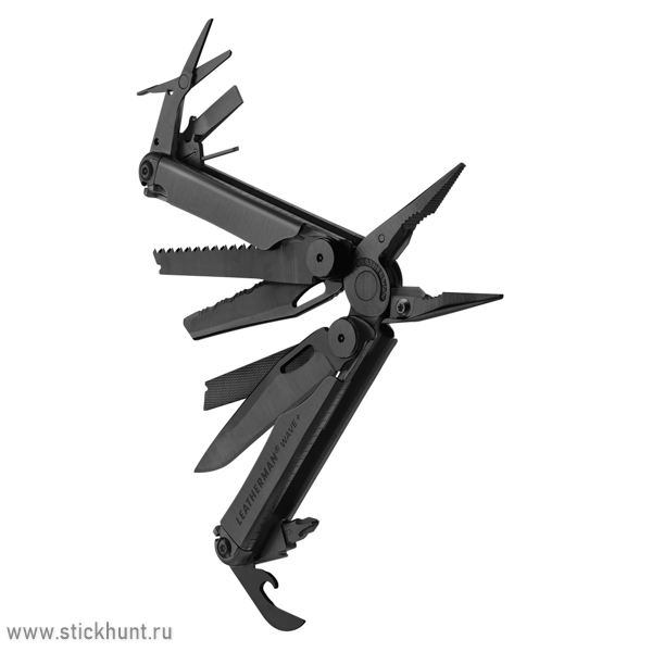 Мультитул Leatherman Wave Plus (832526) 17 функций Черный