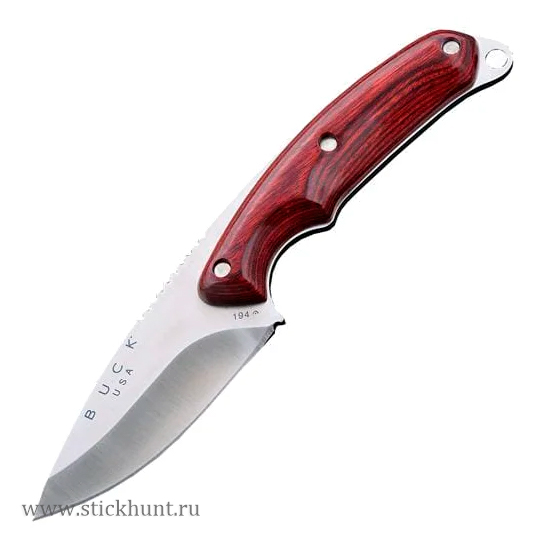 Нож классический Buck Knives Alpha Hunter 0694RWS-B клинок 9.5 см Красный