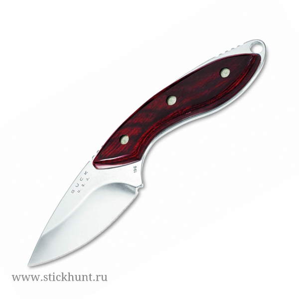 Нож классический Buck Knives Alpha Hunter Mini 0195RWS-B клинок 6.3 см Красный