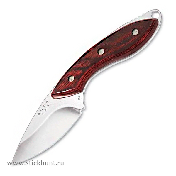 Нож классический Buck Knives Alpha Hunter Mini 0196RWS-B клинок 6.3 см Красный