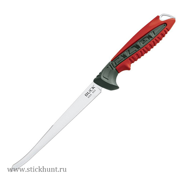 Нож классический Buck Knives Clearwater Avid 0023RDS-B клинок 15 см Красный