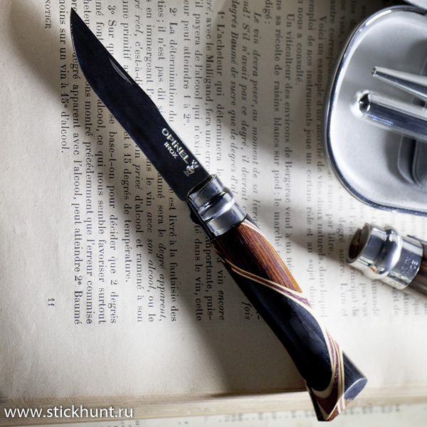 Нож классический Opinel Tradition Luxury №06, клинок 7 см с зеркальной полировкой, африканское дерево