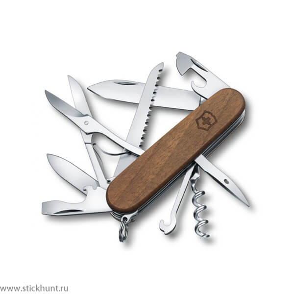 Нож перочинный Victorinox Huntsman Wood 13 функций дерево (1.3711.63)