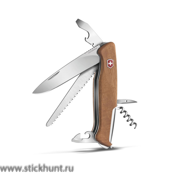 Нож перочинный VICTORINOX Evo Wood с деревянной рукоятью 10 функций (0.9561.63)