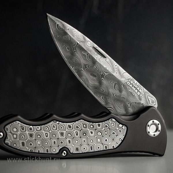 Нож складной Boker Solingen Leopard-Damasc III Collection 110239DAM клинок 9.7 см Серый