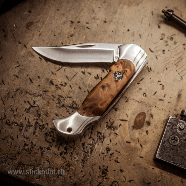 Нож складной Boker Solingen Thuja 112002TH клинок 8 см Коричневый