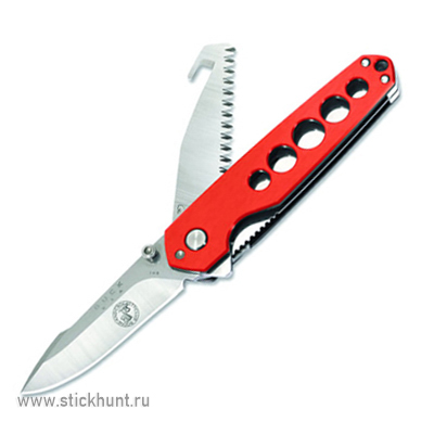 Нож складной Buck Knives Alpha CrossLock 0183ORSBC-B клинок 7.6 см Красный