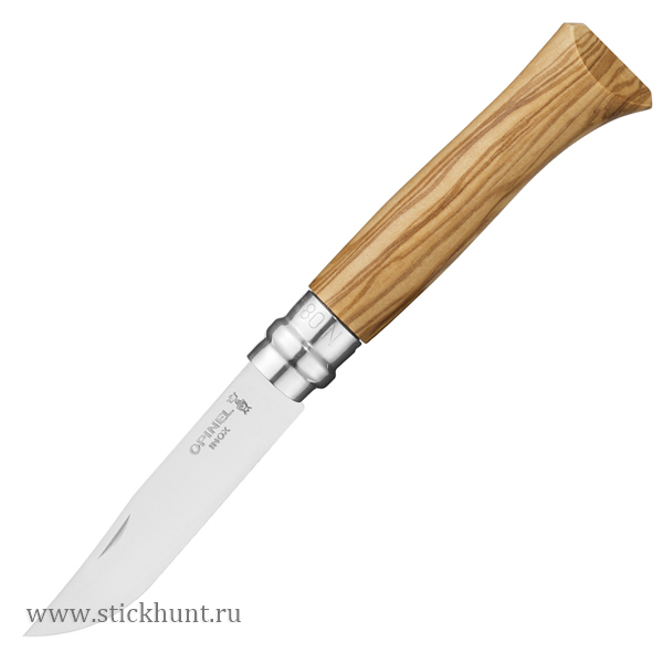 Нож складной Opinel Tradition Luxury №8 VRI клинок 8.5 см, рукоять - Олива