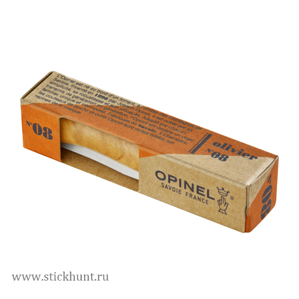 Нож складной Opinel Tradition Luxury №8 VRI клинок 8.5 см, рукоять - Олива