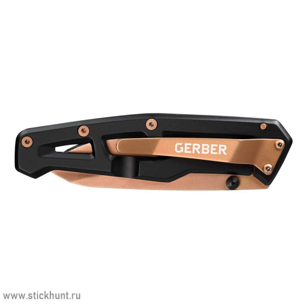 Нож складной перочинный Gerber Paralite (1026317) Черный/розовый