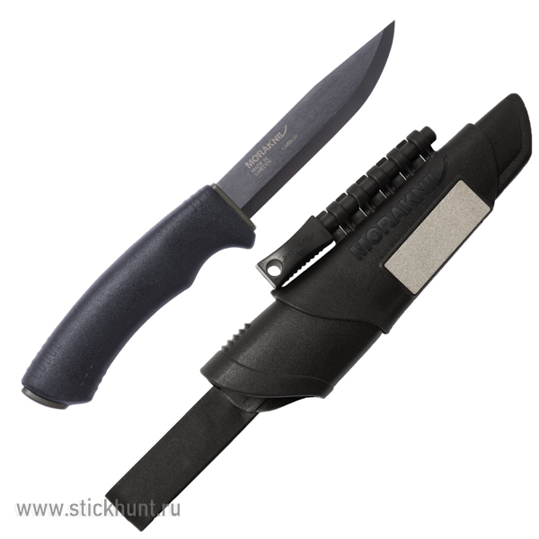 Нож туристический Morakniv Bushcraft Survival (11835) клинок 10 см Черный