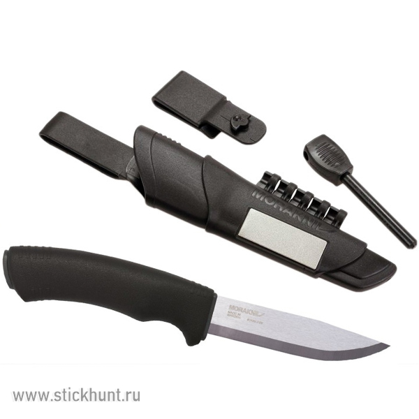 Нож туристический Morakniv Bushcraft Survival (11835) клинок 10 см Черный