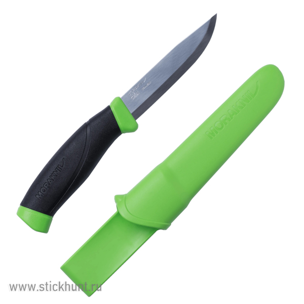 Нож туристический Morakniv Companion (12158) клинок 10 см Зеленый