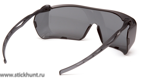 Фото Очки баллистические стрелковые Pyramex Cappture S9920ST Anti-fog Diopter серые 23%