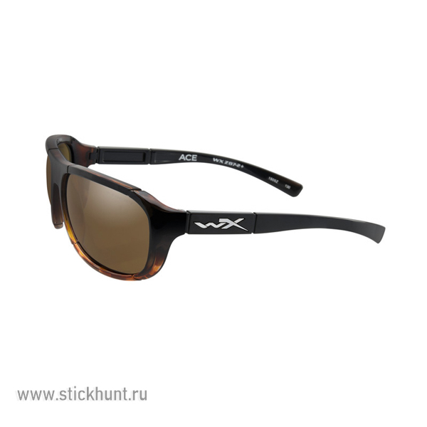 Очки баллистические стрелковые Wiley X Ace ACACE04 Polarized Бронзовые 18%