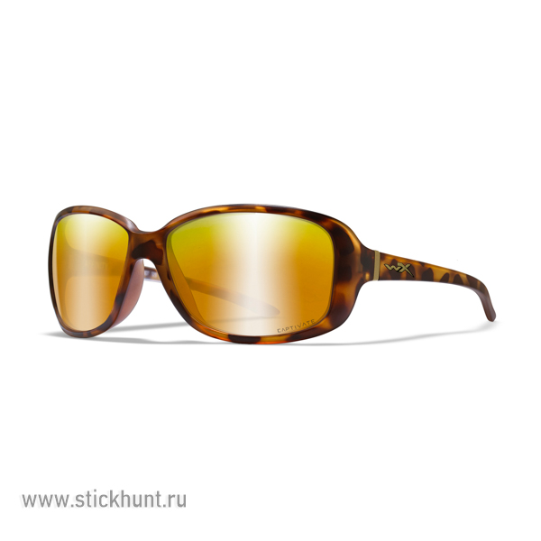 Очки баллистические стрелковые Wiley X Affinity ACAFN04 Polarized Бронзовые Captivate 13±3%