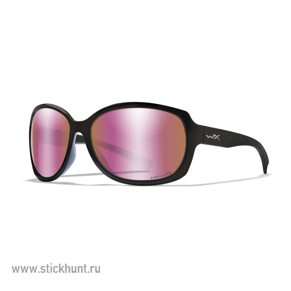 Очки баллистические стрелковые Wiley X Affinity ACAFN10 Polarized Розовые Captivate 15±3%