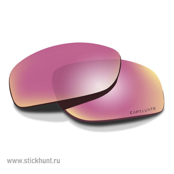 Очки баллистические стрелковые Wiley X Affinity ACAFN10 Polarized Розовые Captivate 15±3%