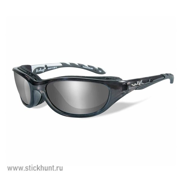 Очки баллистические стрелковые Wiley X Airrage 697 Polarized Кристально-серые 13%