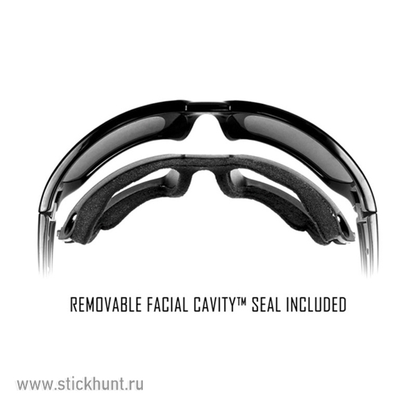 Очки баллистические стрелковые Wiley X Airrage 697 Polarized Кристально-серые 13%