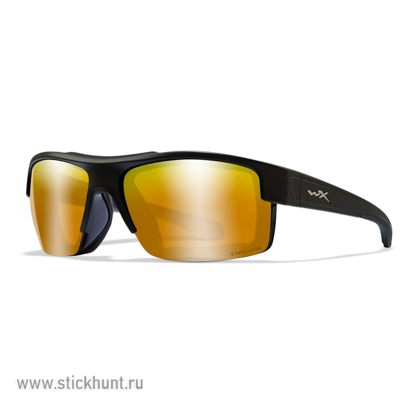 Очки баллистические стрелковые Wiley X Compass CCCMP06 Polarized Зеркально-бронзовые Captivate 12%