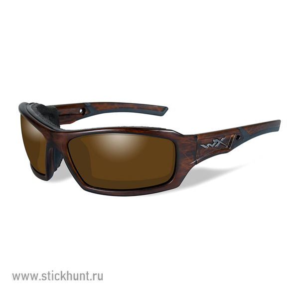 Очки баллистические стрелковые Wiley X Echo CCECH07 Polarized Янтарные 14%