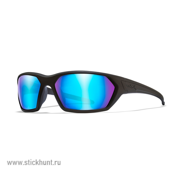 Очки баллистические стрелковые Wiley X Ignite ACIGN09 Polarized Зеркально-голубые 12%