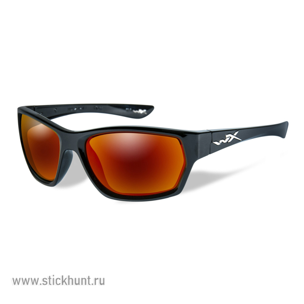 Очки баллистические стрелковые Wiley X Moxy SSMOX05 Polarized Зеркально-оранжевые 15%