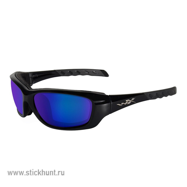 Очки баллистические стрелковые Wiley X Moxy SSMOX09 Polarized Зеркально-синие 15%