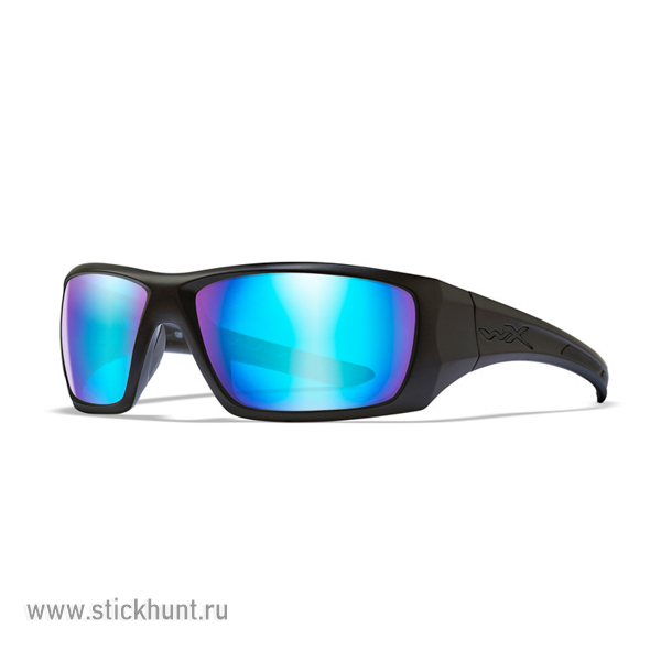 Очки баллистические стрелковые Wiley X Nash ACNAS09 Polarized Зеркально-синие 13%