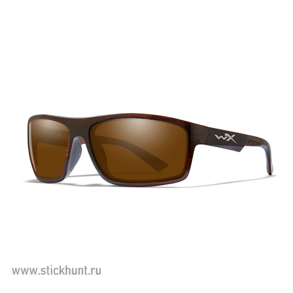 Очки баллистические стрелковые Wiley X Peak ACPEA04 Polarized Янтарные Captivate 15%