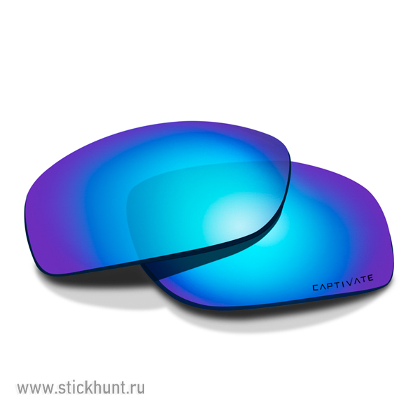 Очки баллистические стрелковые Wiley X Peak ACPEA09 Polarized Зеркально-синие 15%