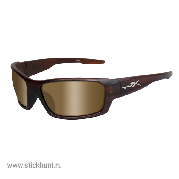 Очки баллистические стрелковые Wiley X Rebel ACREB04 Polarized Бронзовые 13%