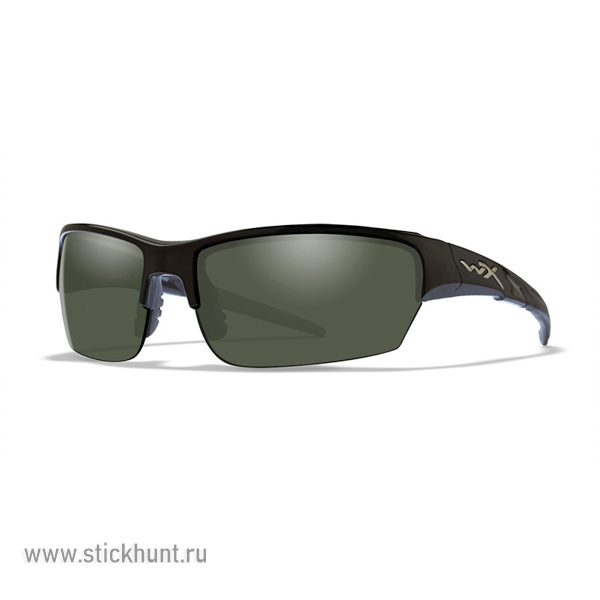 Очки баллистические стрелковые Wiley X Saint CHSAI04 Polarized Зеленые 13%