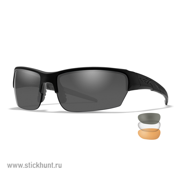 Очки баллистические стрелковые Wiley X Saint CHSAI06 Polarized Прозрачные 90%|Серые 15%|Рыжие 60%