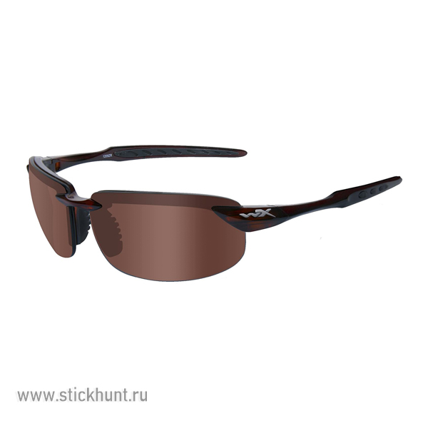 Очки баллистические стрелковые Wiley X Tobi ACTOB02 Polarized Бронзовые 12%