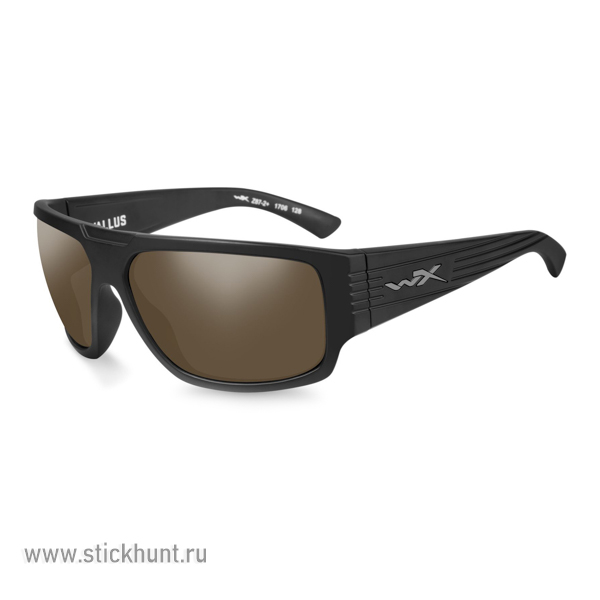 Очки баллистические стрелковые Wiley X Vallus ACVLS04 Polarized Янтарные 14%