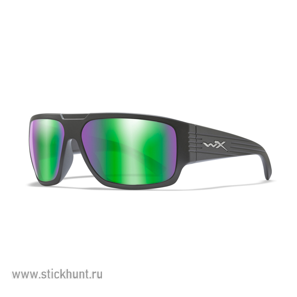 Очки баллистические стрелковые Wiley X Vallus ACVLS07 Polarized Зеркально-изумрудные 15%