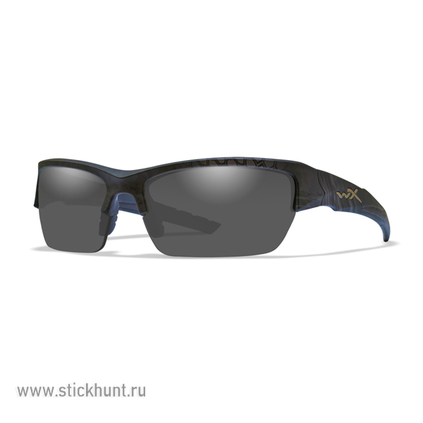 Очки баллистические стрелковые Wiley X Valor CHVAL12 Polarized Серые 15%