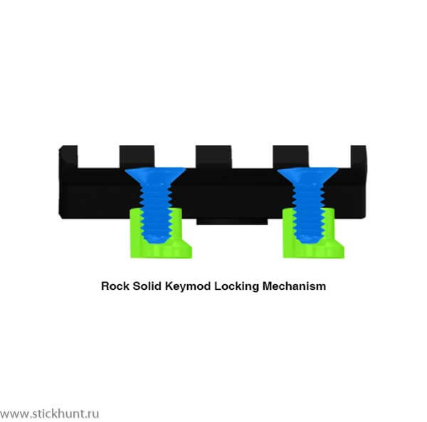 Фото Основание на KeyMod Leapers UTG MTURS04S с планкой Picatinny на 4 слота