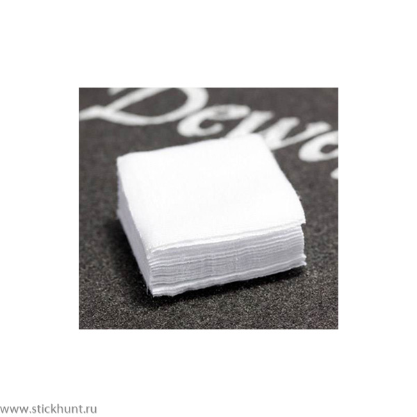 Патч для чистки оружия J.Dewey PS-231 хлопковый 100 шт. 5x5см белый