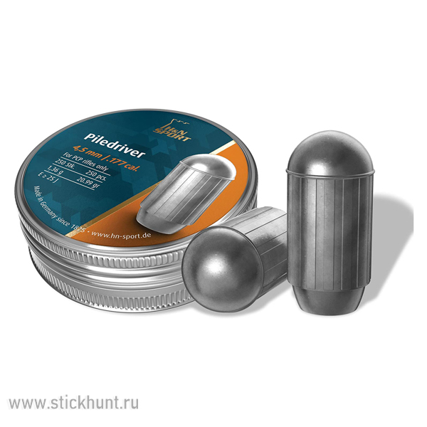 Пульки для пневматики HN Piledriver Полусферические 4.46 мм 1.36 г (250 шт) Пульки для пневматики HN Piledriver Полусферические 4.46 мм 1.36 г (250 шт)