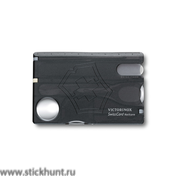 Швейцарская карта VICTORINOX Swiss Card Onyx 10 функций черная (0.7133.T3)