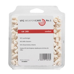 Патч войлочный для чистки оружия VFG 66819 для .243 калибра 500 шт